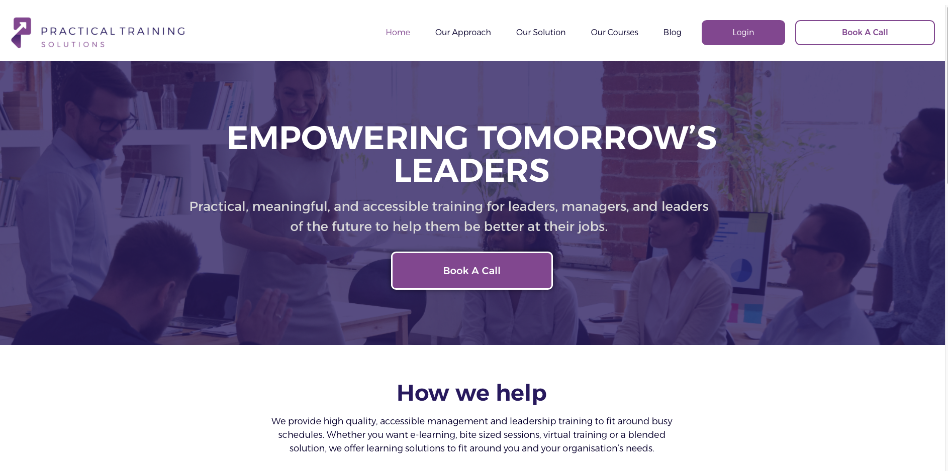 Practical Training Solutions - empowering tomorrow's leaders