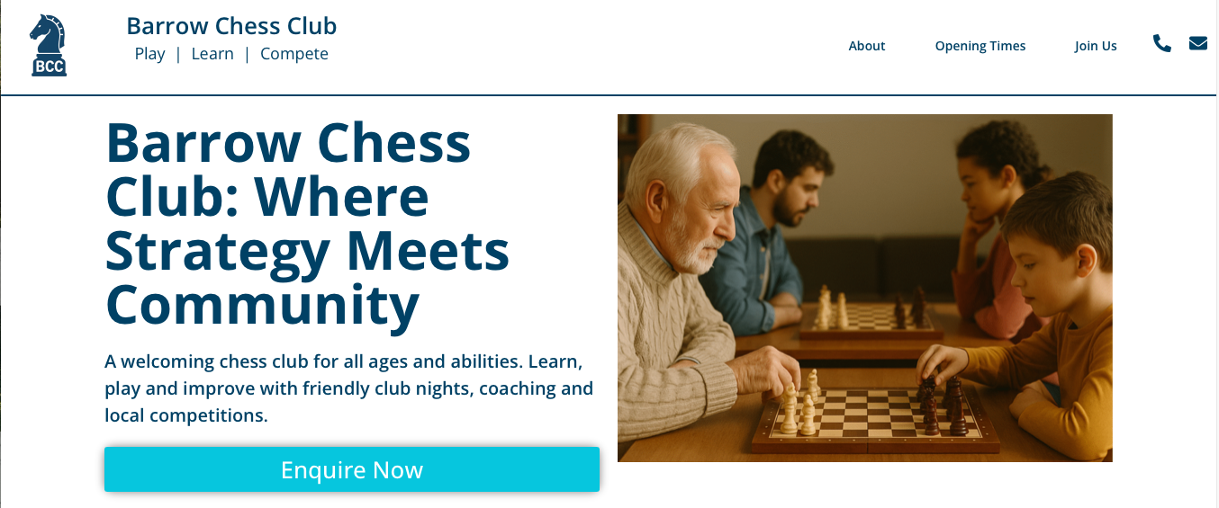 Barrow Chess Club Website